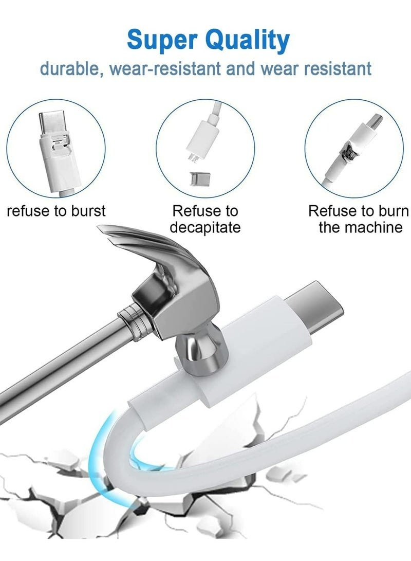 شاحن ايفون سريع 40 وات | محول شاحن جداري USB C سريع مع كابل USB C بطول 1 متر إلى USB C متوافق مع iPhone 14/14 Pro/14 Pro Max/13/12/SE2020/11/XR/XS Max/X/iPad - Image 3